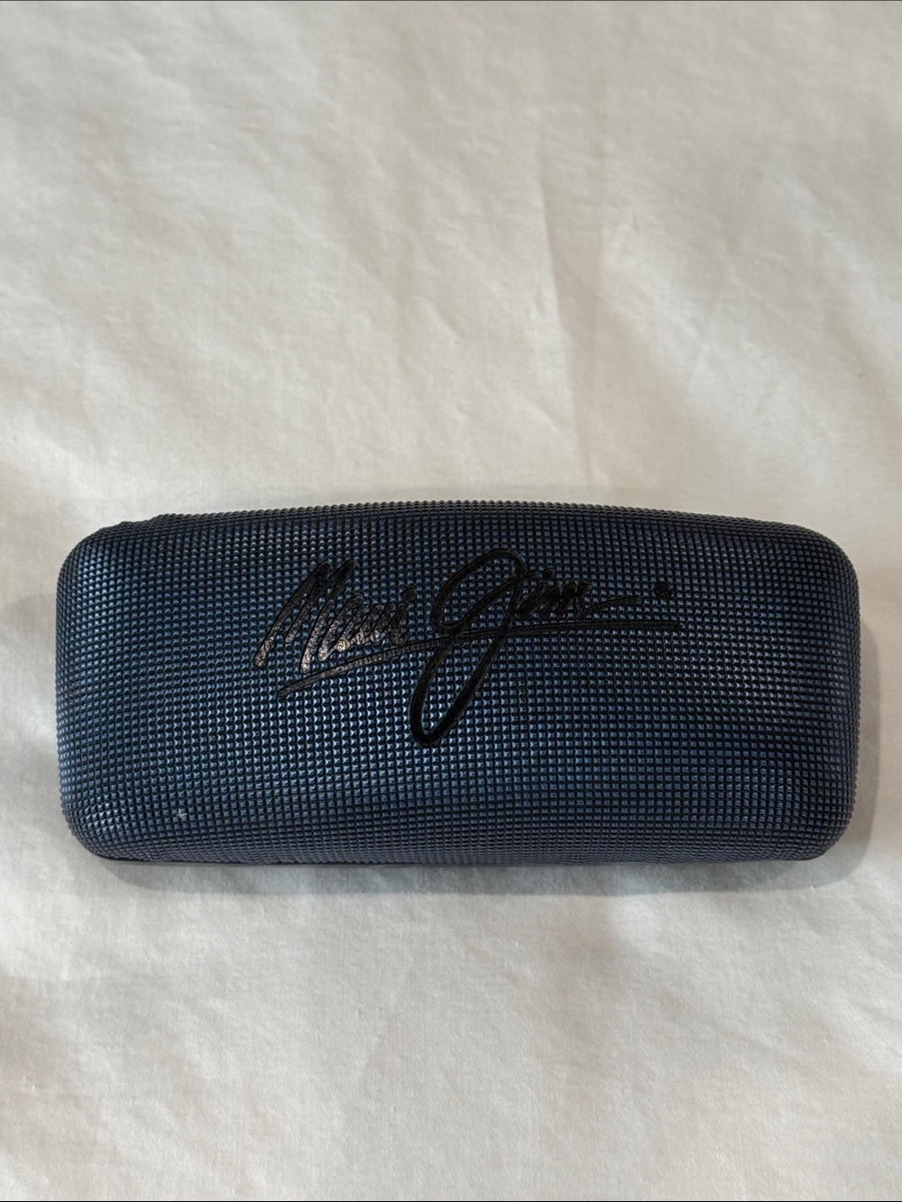 Maui Jim Navy Textured Hard Sunglasses Case